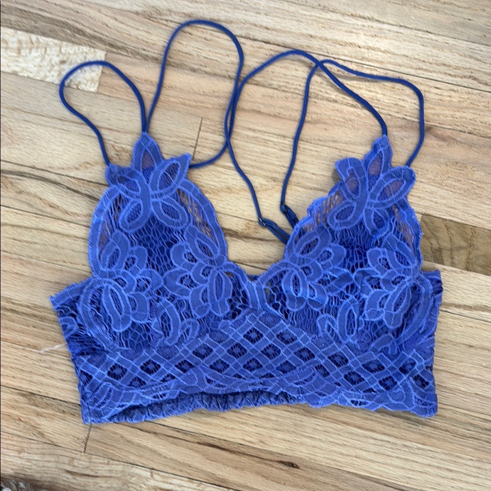 Lace Bralette in Blue